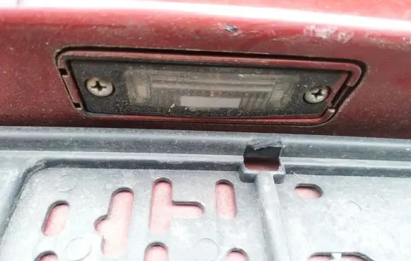 Volkswagen Golf IV Number plate light