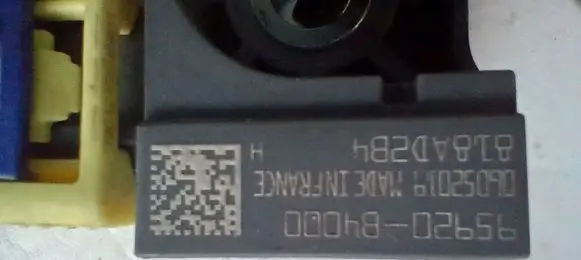 Airbag deployment crash/impact sensor