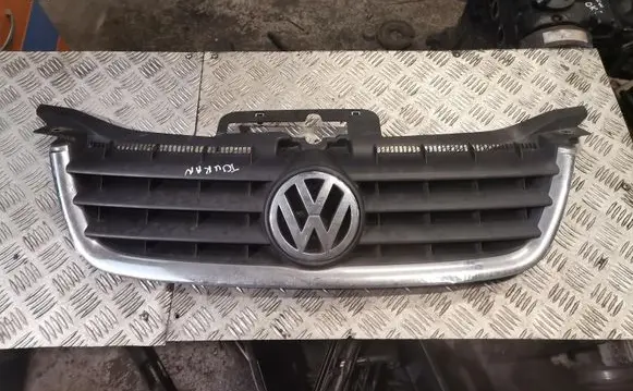 Volkswagen Touran I Front bumper upper radiator grill 1t0853651