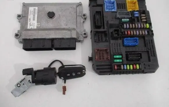 Citroen C3 Engine ECU kit and lock set 9830510980