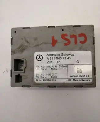 Mercedes-Benz CLS C219 Gateway control module A2115407145