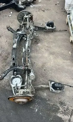 Rear axle beam