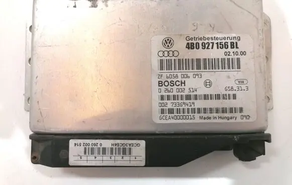 Audi A6 S6 C5 4B Gearbox control unit/module 4B0927156BL ZF6058006093
