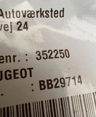 Peugeot 508 Exhaust flexible connection 352250 BB29714
