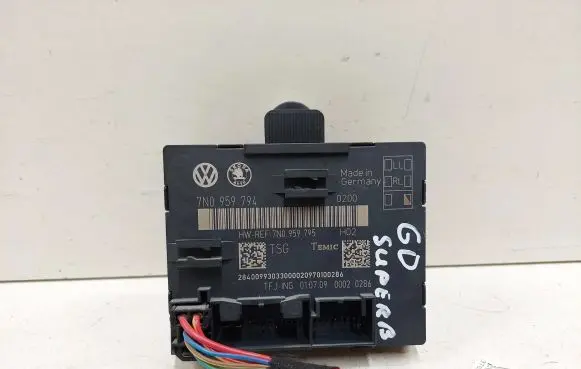 Skoda Superb B6 (3T) Door control unit/module 7N0959794 7N0959795