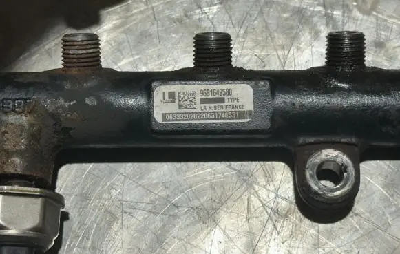 Peugeot 508 Fuel main line pipe 9681649580