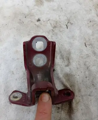 Front door hinge set