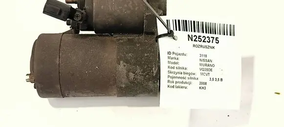 Nissan Murano Z50 Starter motor
