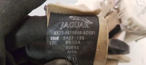 Jaguar XF X250 Rear seatbelt 8X23F611B69