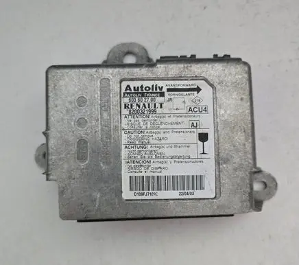 Renault Scenic II - Grand scenic II Airbag control unit/module 8200321999 603602700