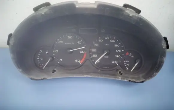 Peugeot 206 Speedometer (instrument cluster) 9648836380 000500103 WJEDRU13