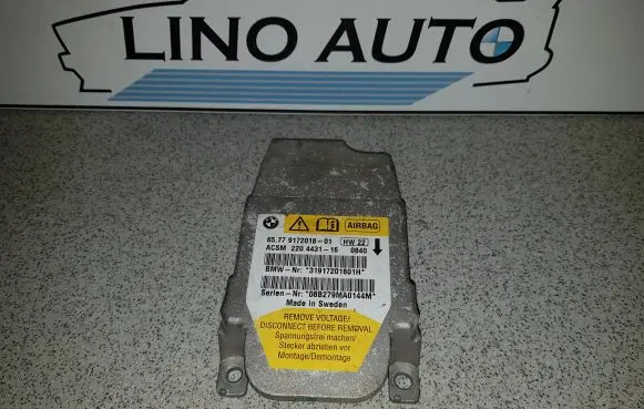 BMW 5 E60 E61 Airbag control unit/module 65779172018 31917201801H 220443116
