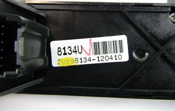 Opel Antara Multifunctional control switch/knob 20898134120410