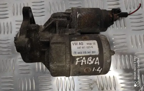 Skoda Fabia Mk1 (6Y) Starter motor 04791123G
