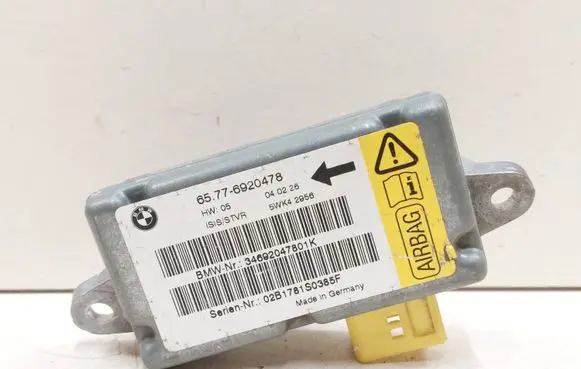 BMW 7 E65 E66 Airbag control unit/module 65776920478 6920478 34692047801K