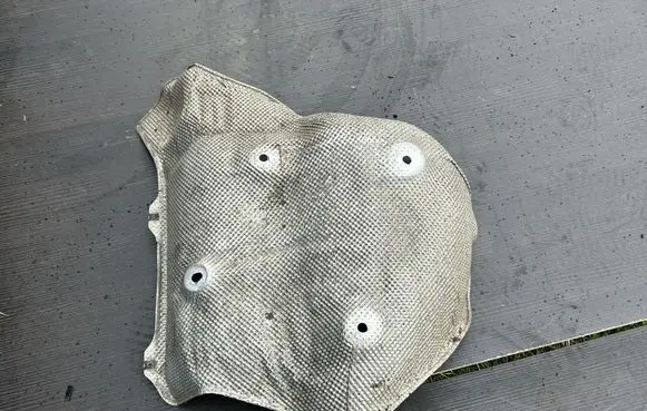 Audi A8 S8 D4 4H Exhaust heat shield 4H0825712C