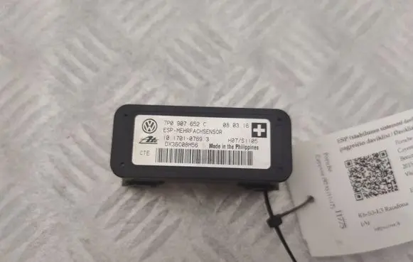 Porsche Cayenne (92A) ESP acceleration yaw rate sensor 7P0907652C