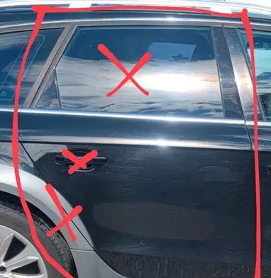 Audi A4 Allroad B8 Rear door LY9B