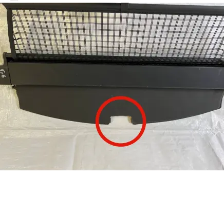 Toyota Avensis T250 Parcel shelf load cover 