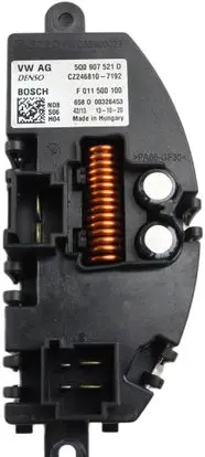 Volkswagen Golf VII Heater blower motor/fan resistor 5Q0907521D CZ2468107192 F011500100