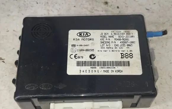 KIA Ceed Comfort/convenience module 95400A2881 1503100633 49D88T1001