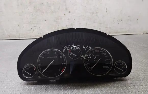 Peugeot 407 Speedometer (instrument cluster) 9658138080