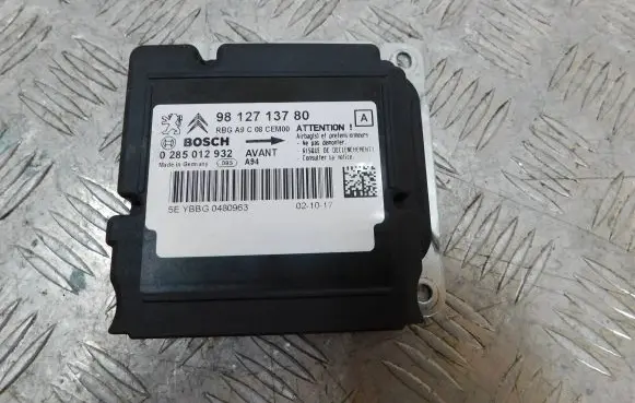 Peugeot 2008 I Airbag control unit/module 9812713780 0285012932 YBBG0480963