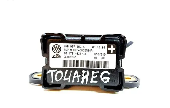 Volkswagen Touareg I ESP acceleration yaw rate sensor 7H0907652A