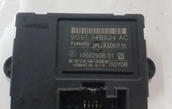 Volvo XC60 Comfort/convenience module 9G9T14B534AC 1002299801