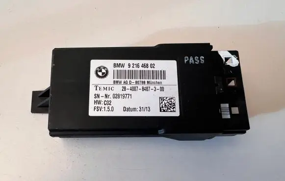 BMW X3 F25 Seat heating relay 9216468