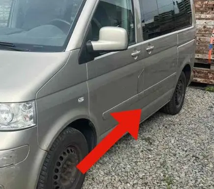 Volkswagen Multivan T5 Fuel tank cap trim 7H0853289E