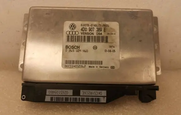 Audi A8 S8 D2 4D ESP (stability system) control unit 4D0907389E 0265109460 DKCS14010562