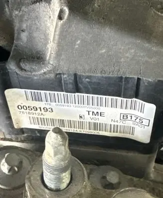 Toyota Verso Engine N47c 7818912A