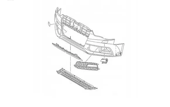 Mercedes-Benz GLC C253 Front bumper ZDERZAK7839