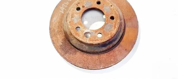 Audi Q7 4L Rear brake disc ventiliuojamas