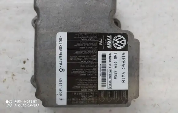 Volkswagen PASSAT B7 Airbag control unit/module 5N0959655R
