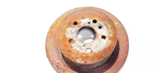 Toyota Highlander XU40 Rear brake disc neventiliuojamas