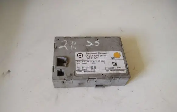 Mercedes-Benz E W211 Door central lock control unit/module A2115405645 A2114420000