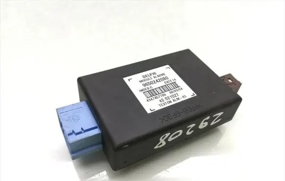 Peugeot 307 Alarm control unit/module 9650242080