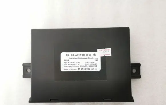 Mercedes-Benz B W246 W242 Comfort/convenience module 2129003806 A2129003806