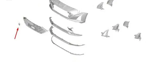 Hyundai Bayon Front grill 86517Q0BB0