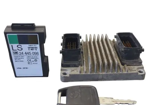 Opel Astra G Engine ECU kit and lock set 09353489 DPAB 24445098