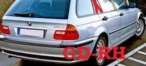BMW 3 E46 Rear vent window glass 51348209006