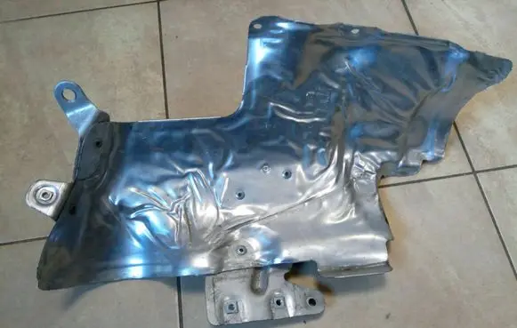 Heat shield in engine bay