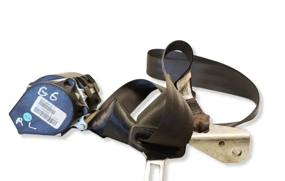 Volkswagen Golf VI Rear seatbelt 6081649F1B ZAV252XAABQ