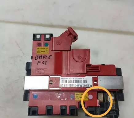 BMW 5 F10 F11 Positive wiring loom 9240490 72987730