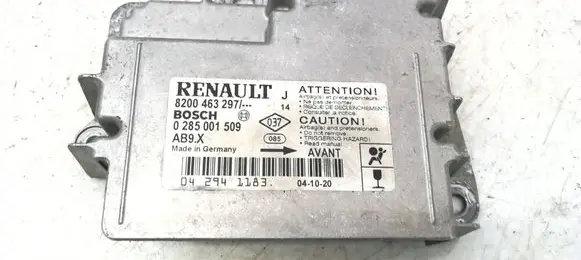 Renault Modus Airbag control unit/module 8200463297 042941183 0285001509