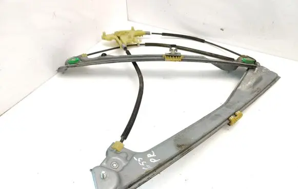 Renault Laguna III Front window lifting mechanism without motor 807010002R 989621101