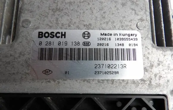 Dacia Dokker Engine control unit/module 237102213R 237102529R 0281019138