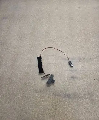 Sun visor clip/hook/bracket